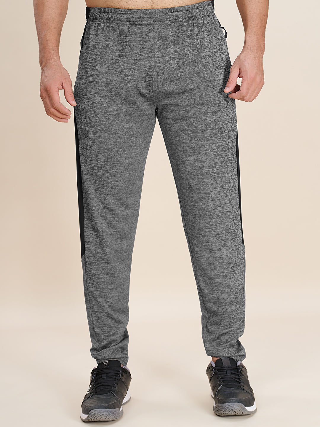 Go Dry Mesh Mens Mesh Track Pants Men Plus Size Solid Slim Fit