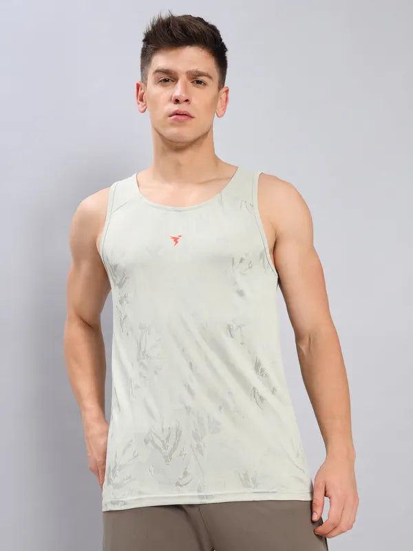 Men Self Design Slim Fit Scoop Neck Innerwear Vest with DOUBLE COOL - Main Image
