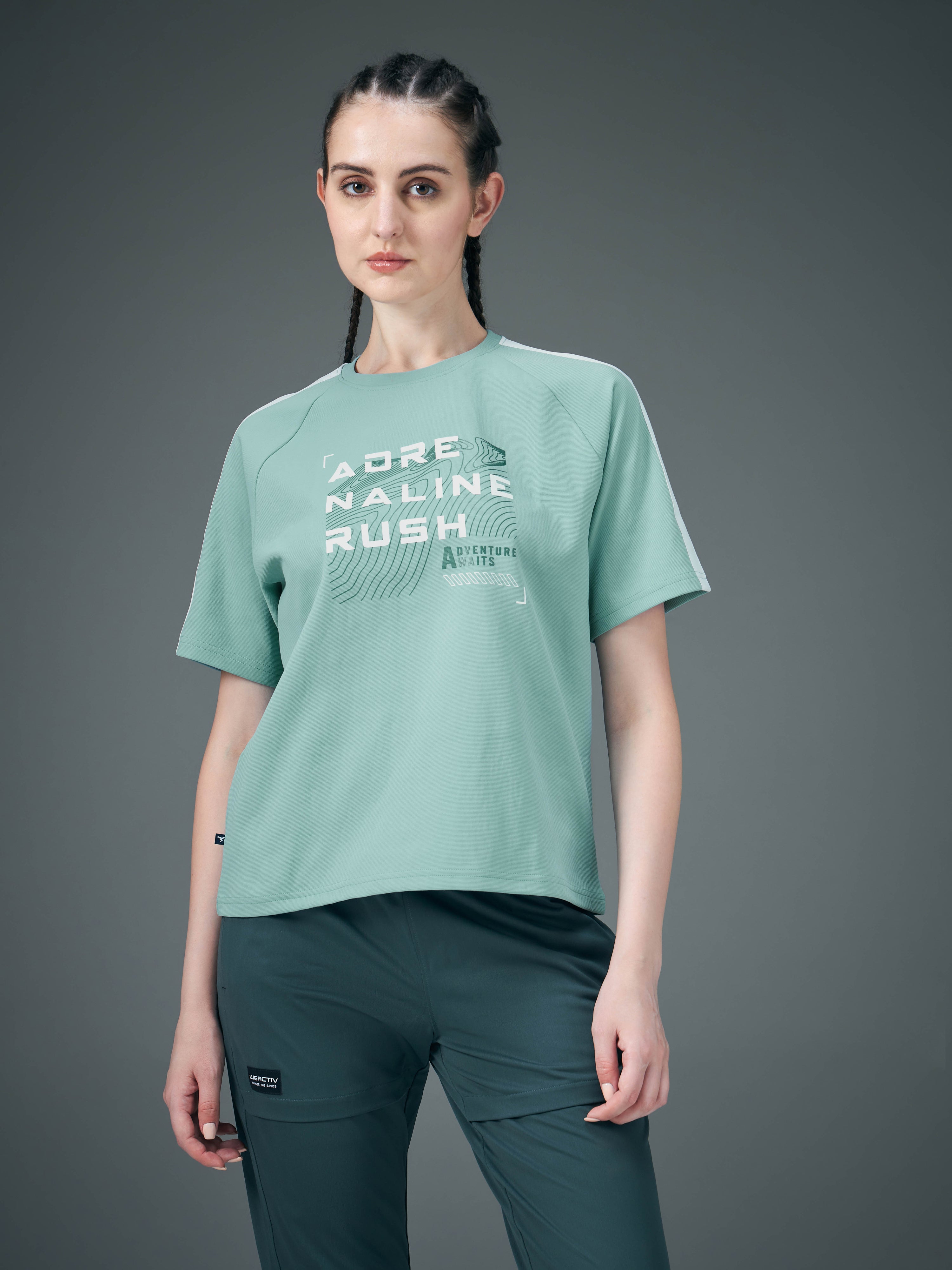 SLIM FIT  ROUND NECK T-SHIRT TAGGED UP