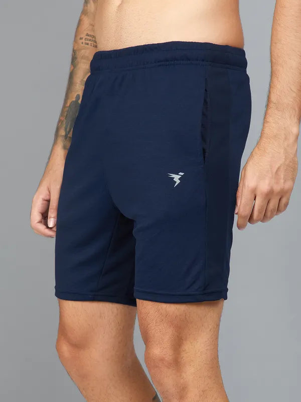 Men Slim Fit Shorts with Techno Dry