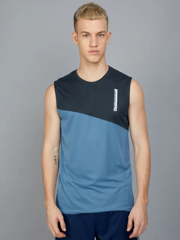 Men Slim Fit Crew Neck Innerwear Vest with Techno Cool+ - Main Image