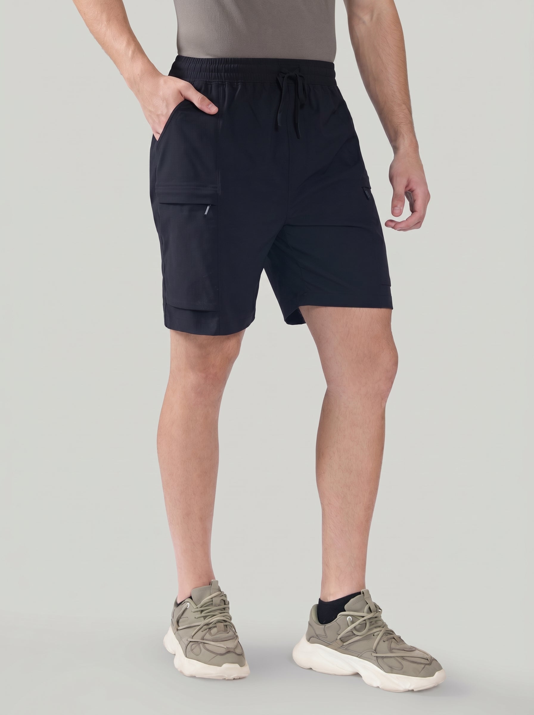 Men's Active Sports Outdoor Baggy Fit Cargo Shorts with TS DURAFLEX