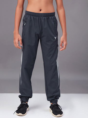Boys Colorblock Slim Fit Sports Trackpants with TS LYTRA