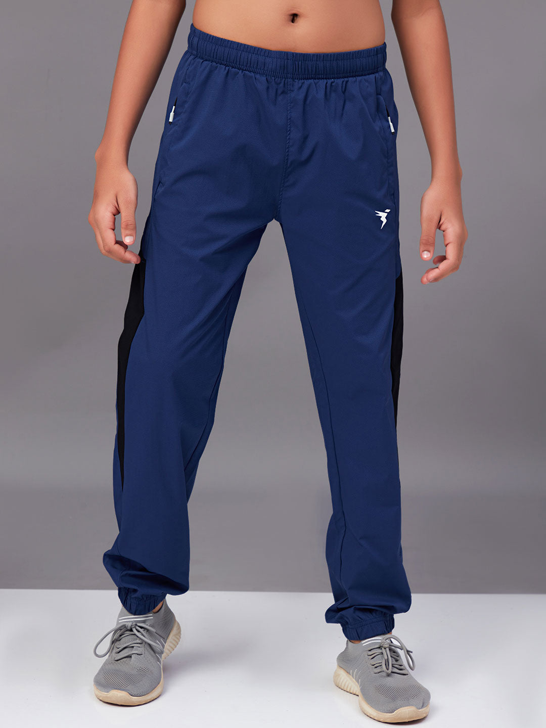 Boys Colorblock Slim Fit Sports Trackpants with TS LYTRA