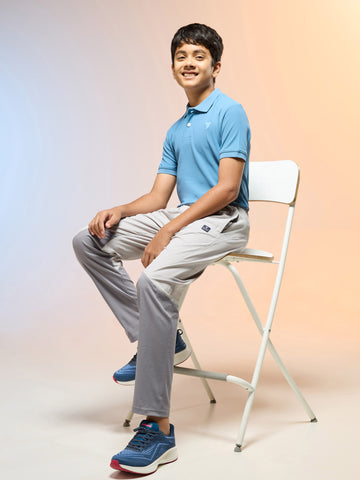 Boys Colorblock Slim Fit Sports Trackpants with TS LYTRA