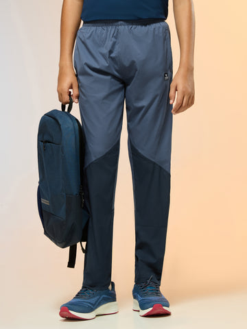Boys Colorblock Slim Fit Sports Trackpants with TS LYTRA