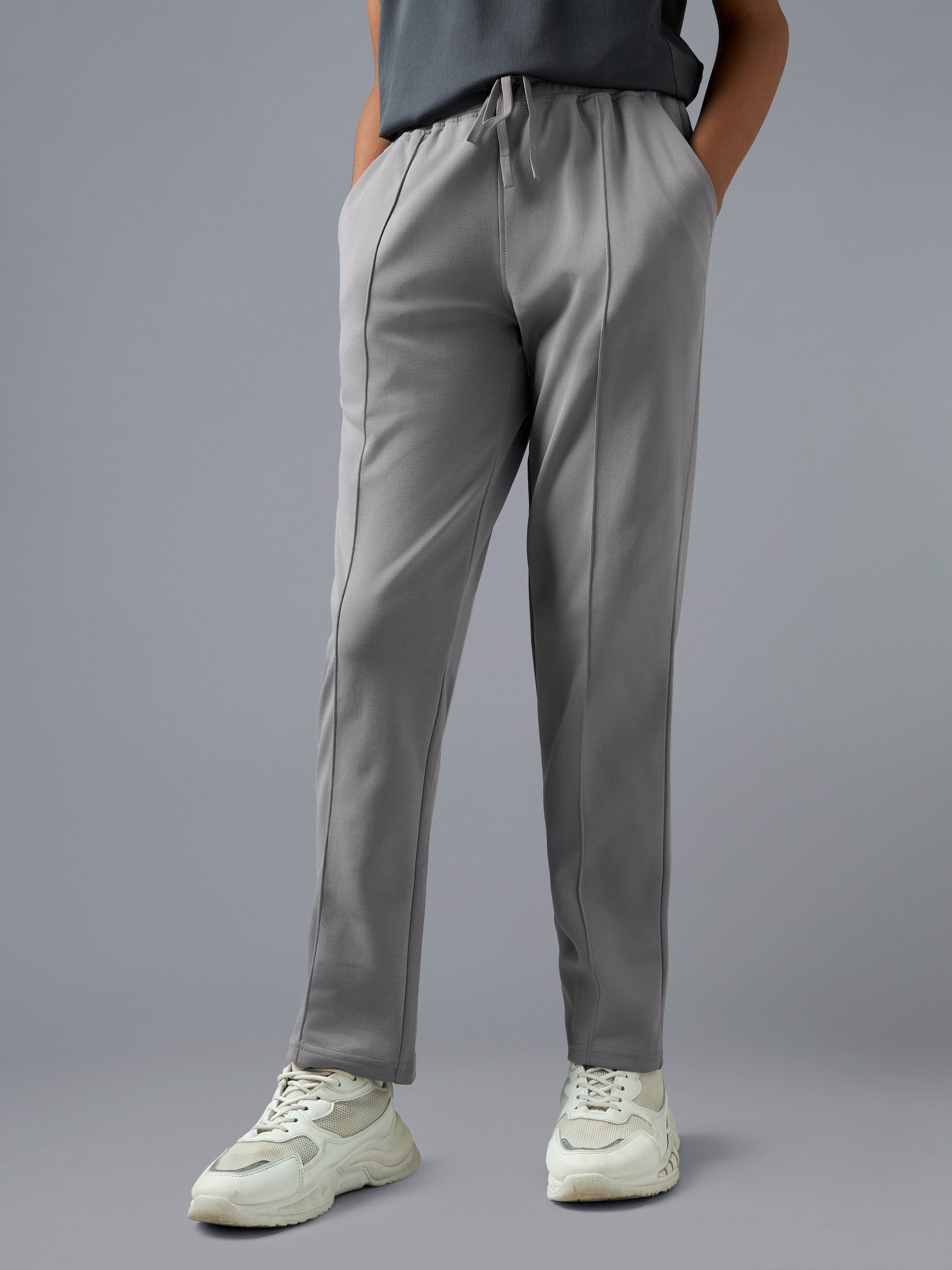 Boys Regular Fit Sports Trackpants with CLOUDFLEX