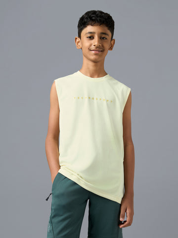 Boys' Millenova Sleeveless T-Shirt, Quick Dry Sports Tee with VENTMESH
