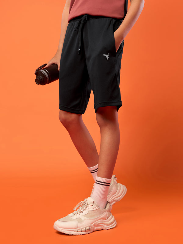 Boys Slim Fit Sports Shorts with TECHNO DRY