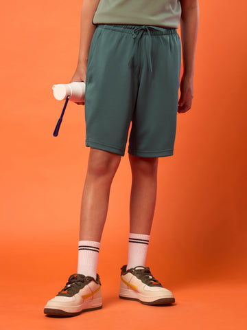 Boys Slim Fit Sports Shorts with TECHNO DRY