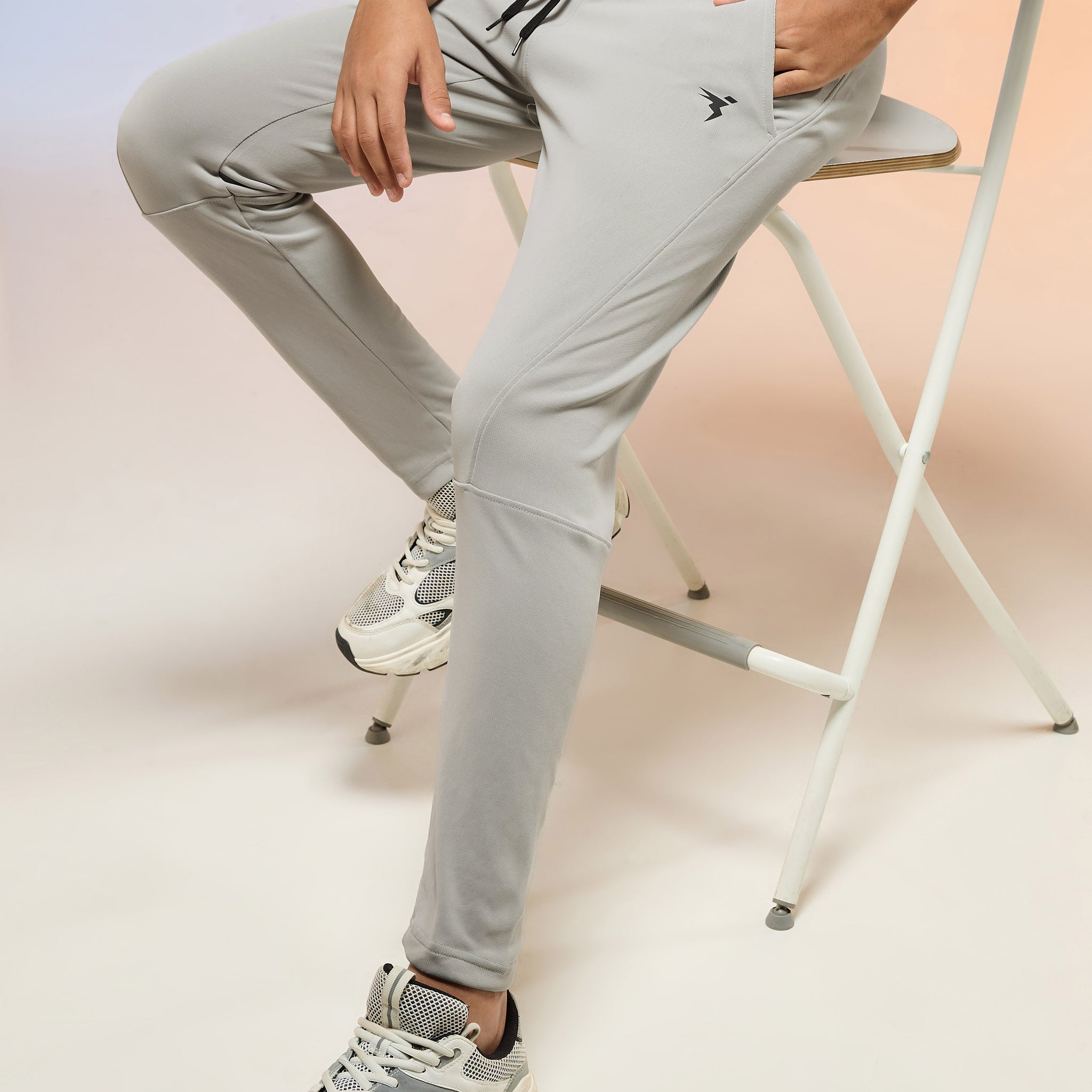 Boys Solid Slim Fit Trackpants with TECHNO GUARD