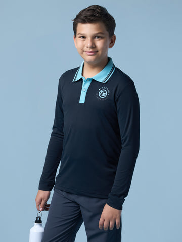 Boys Regular Fit Polo T-shirt with TECHNO DRY