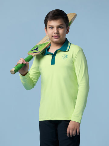 Boys Regular Fit Polo T-shirt with TECHNO DRY