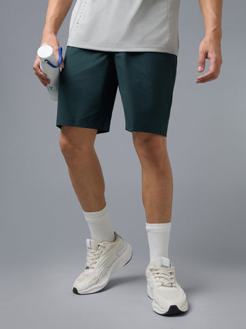 Men Solid Slim Fit Sports Shorts with DURACOOL
