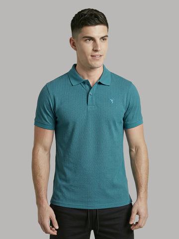 Men Solid Active Polo T-shirt with ELASTO PLUS