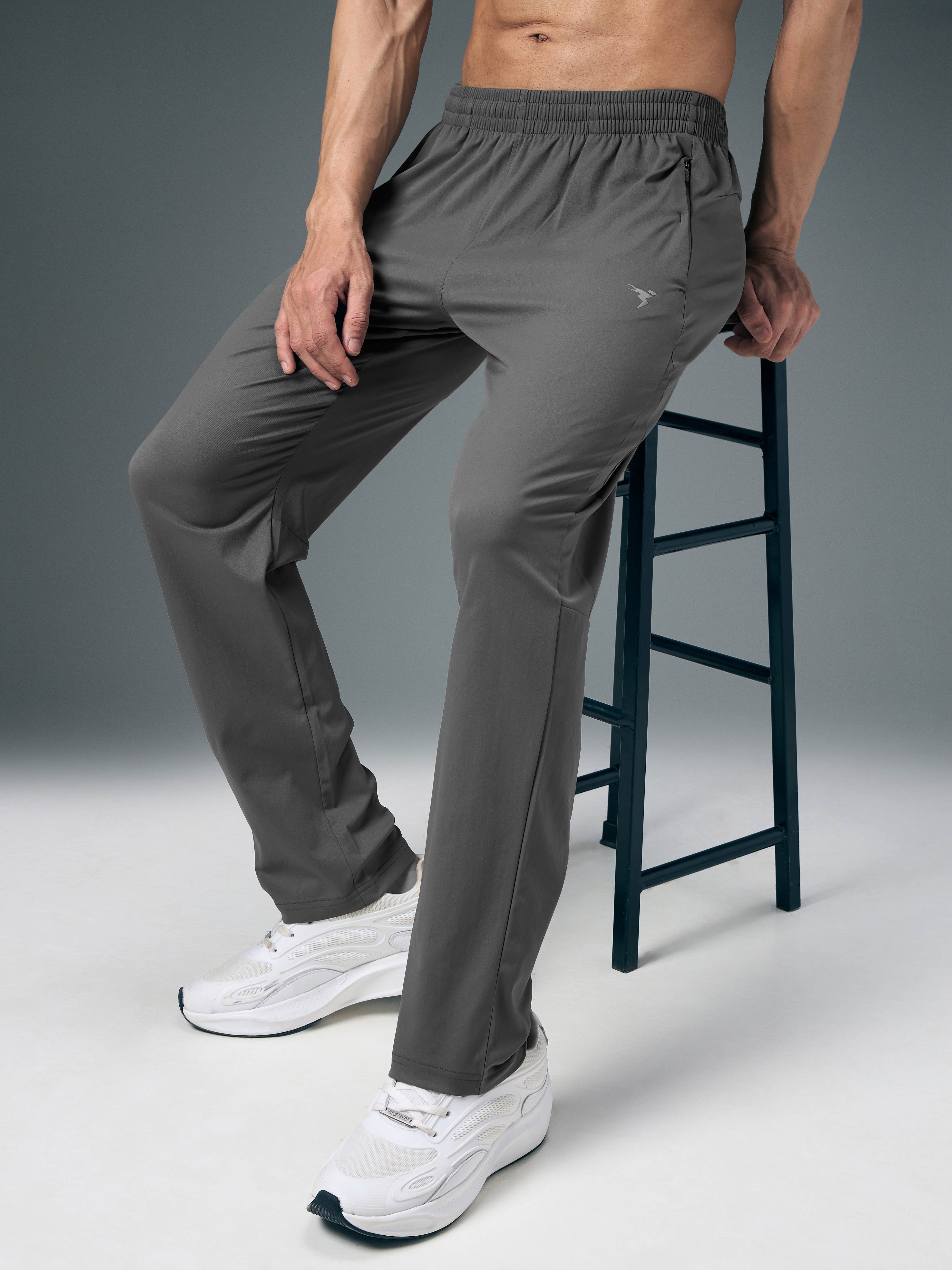 Men Regular Fit Trackpants with TS FLEXI