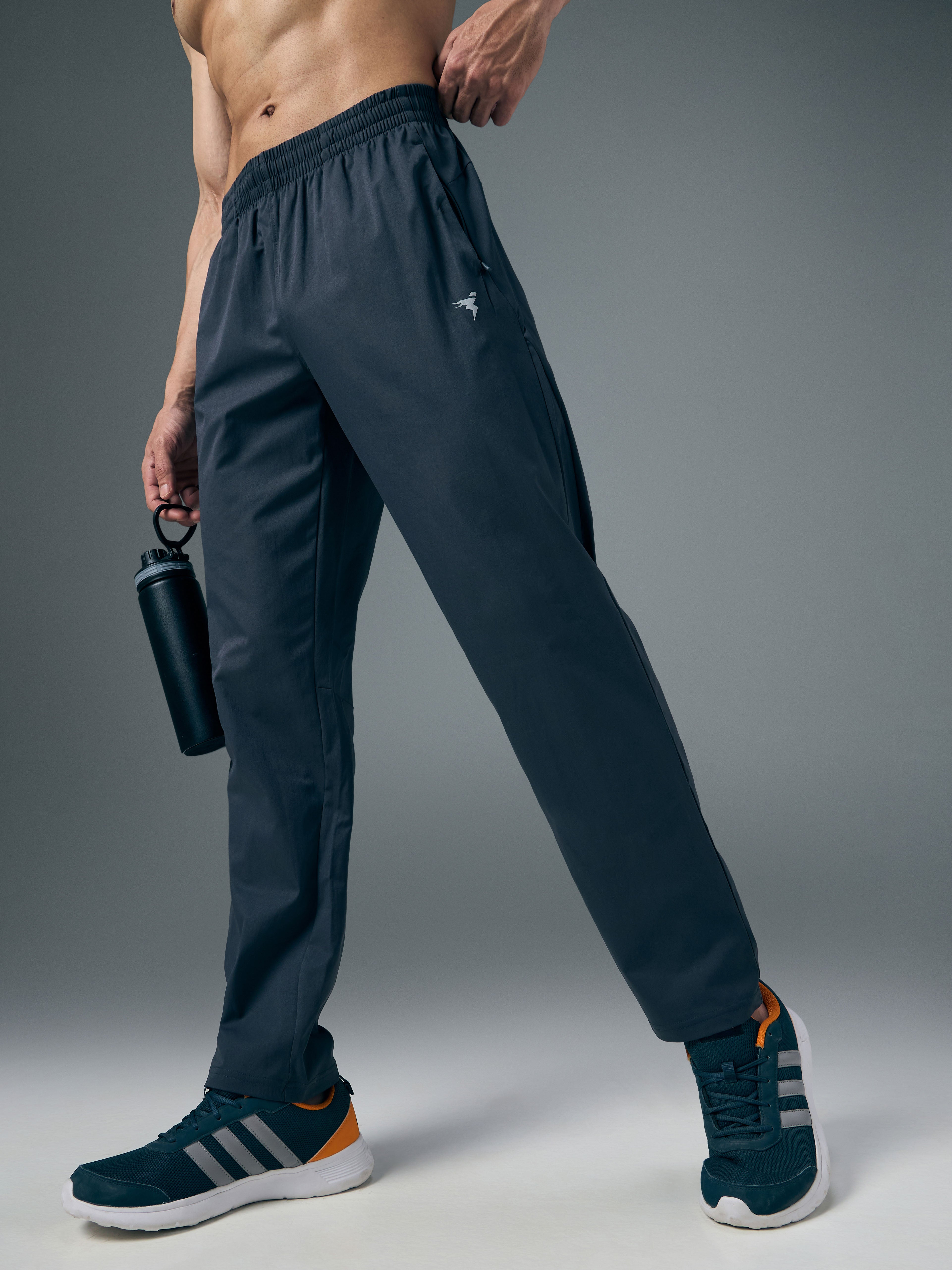 Men Regular Fit Trackpants with TS FLEXI