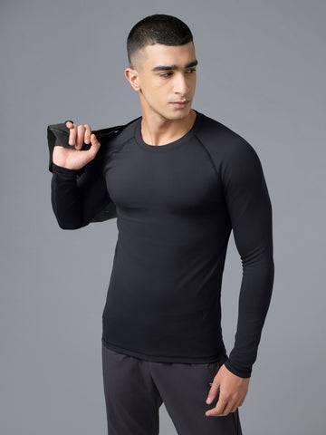 Men's Compression Full Sleeve Workout Tee with ELASTO PLUS