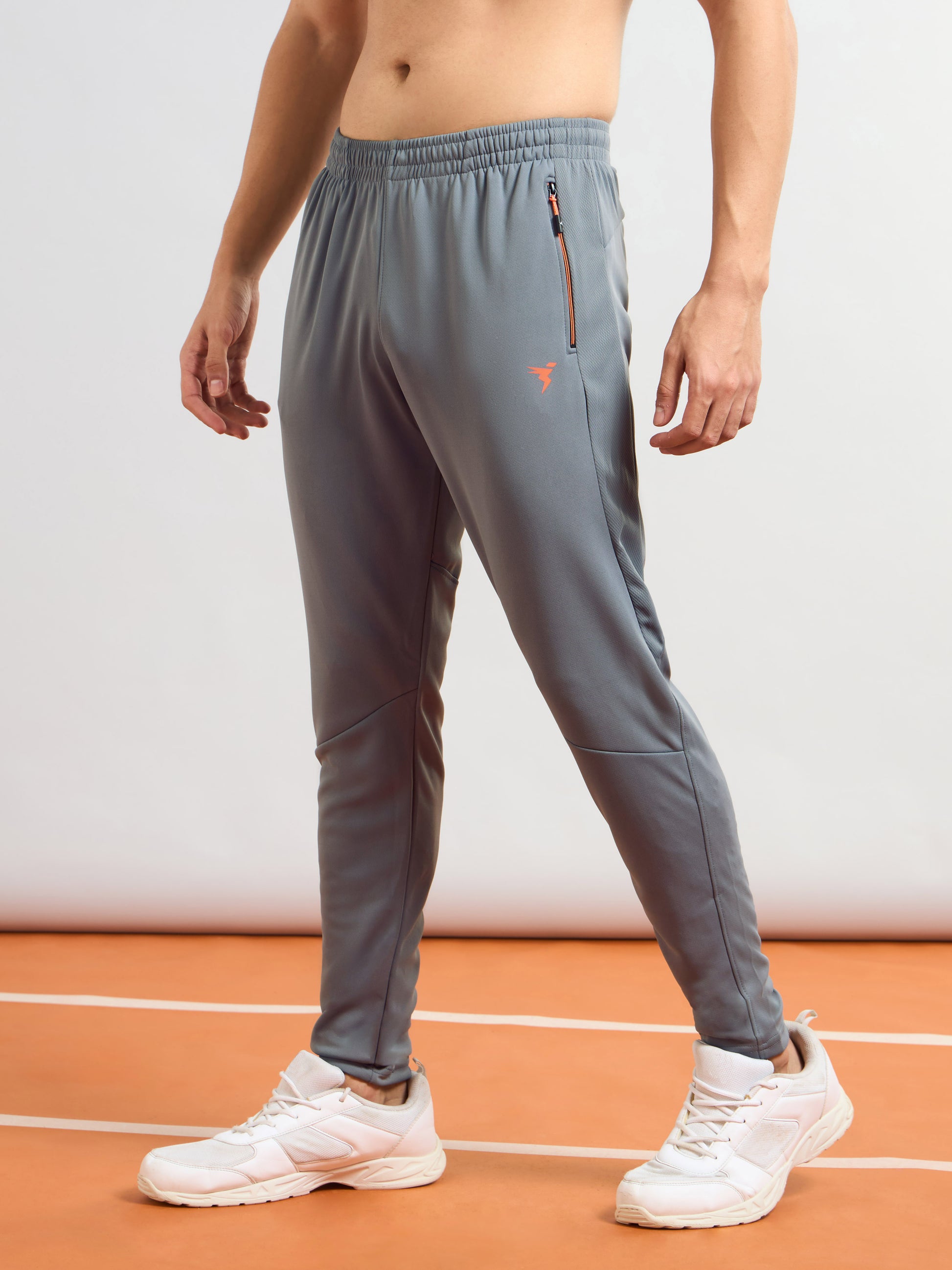 Men Slim Fit Trackpants with Techno Dry - Main Image