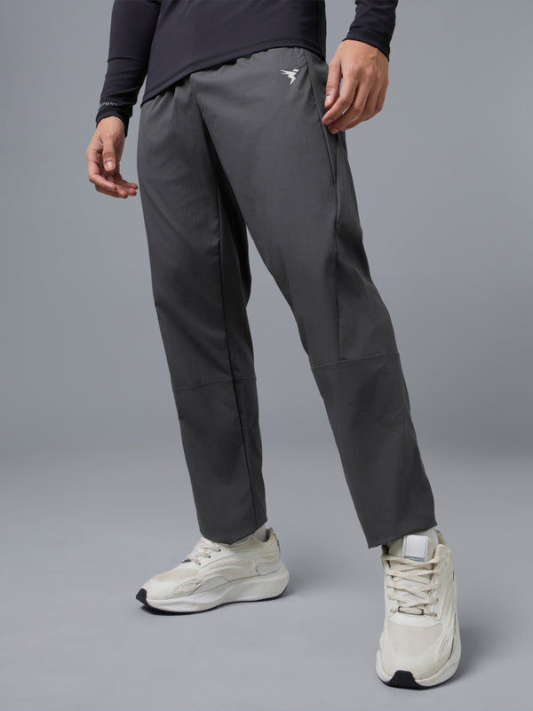 Men Solid Slim Fit Sports Trackpants with TS LYTRA