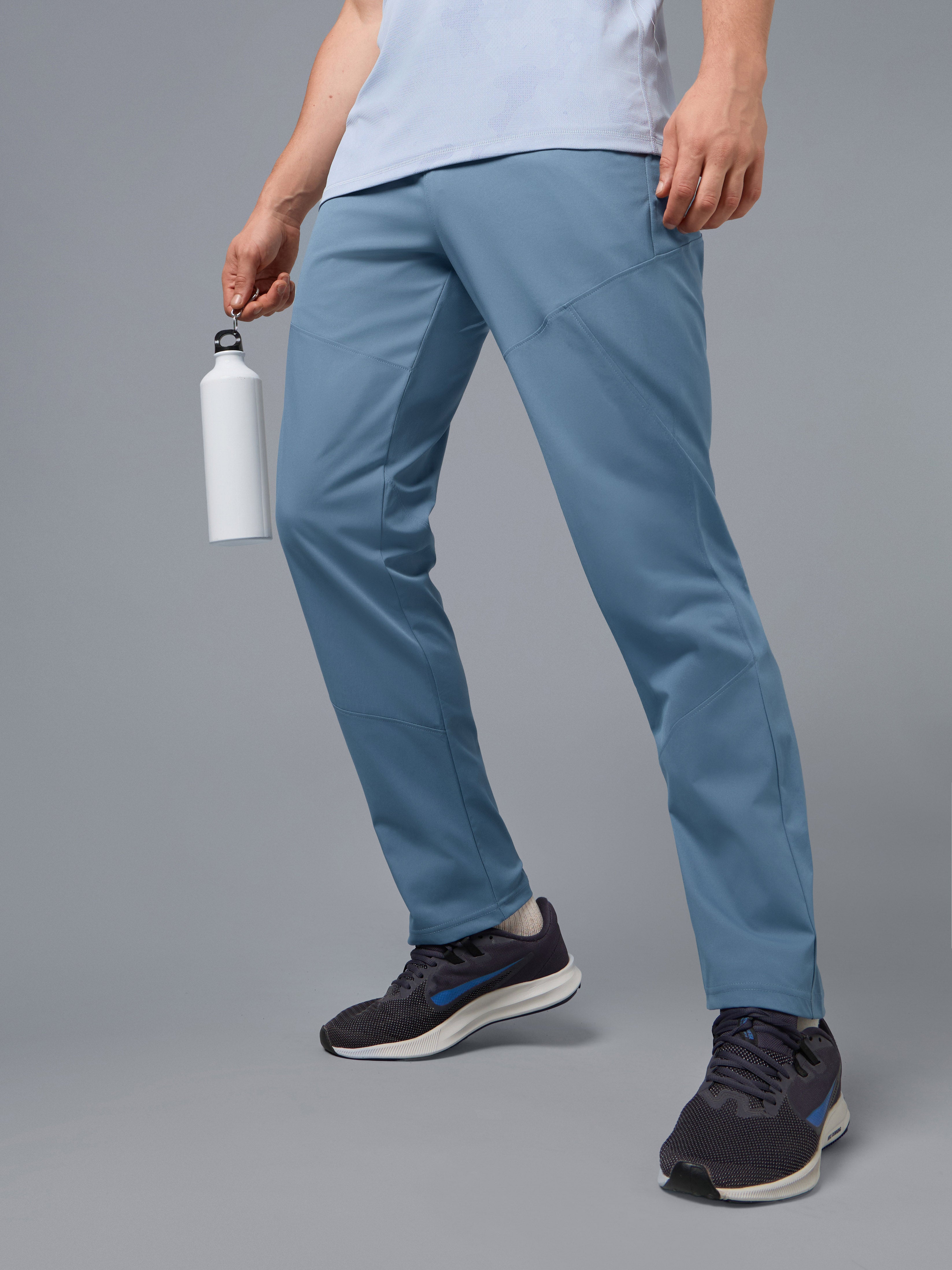 Men Solid Regular Fit Trackpants with TS FLEXI