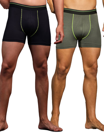 Men Colorblock Underwear with ELASTO LITE (Pack of 2)