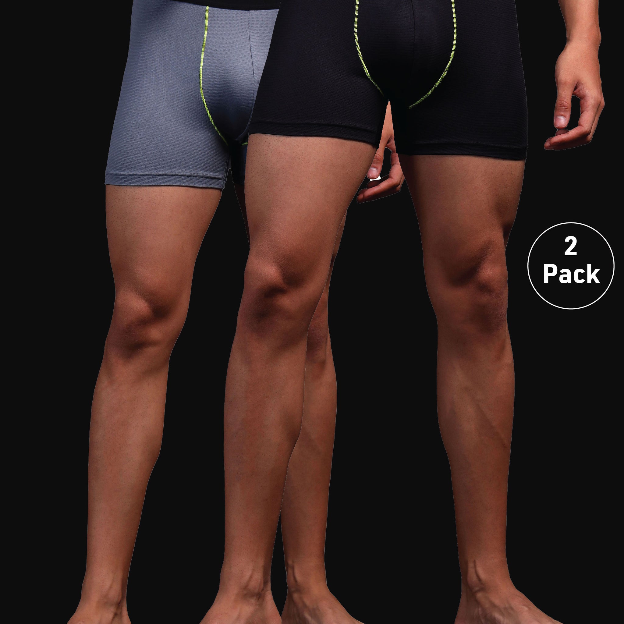 Men Colorblock Underwear with ELASTO LITE (Pack of 2)