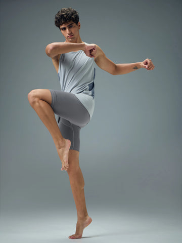 Men Solid Slim Fit Compression Tights with ELASTO LITE