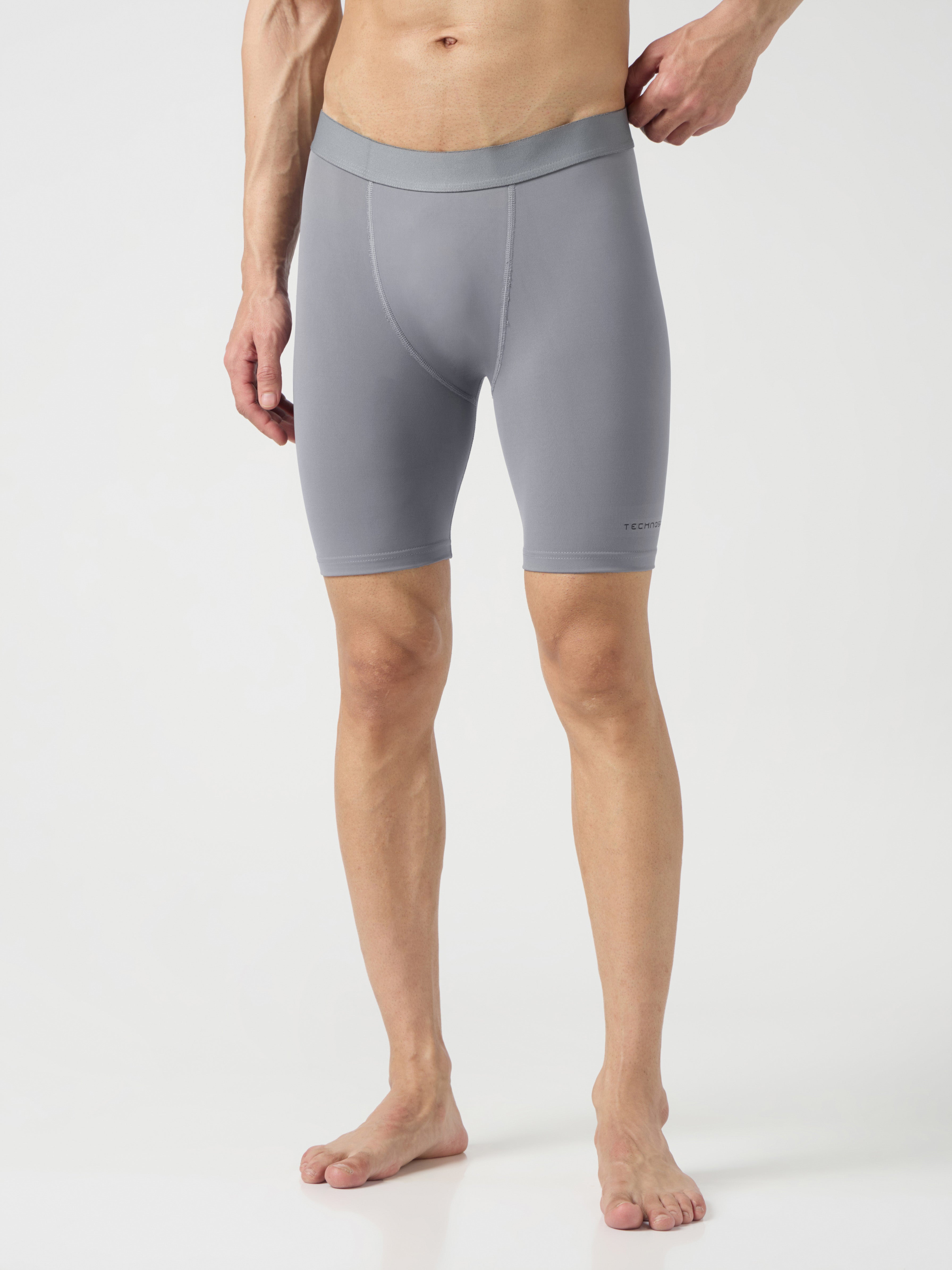 Men Solid Slim Fit Compression Tights with ELASTO LITE