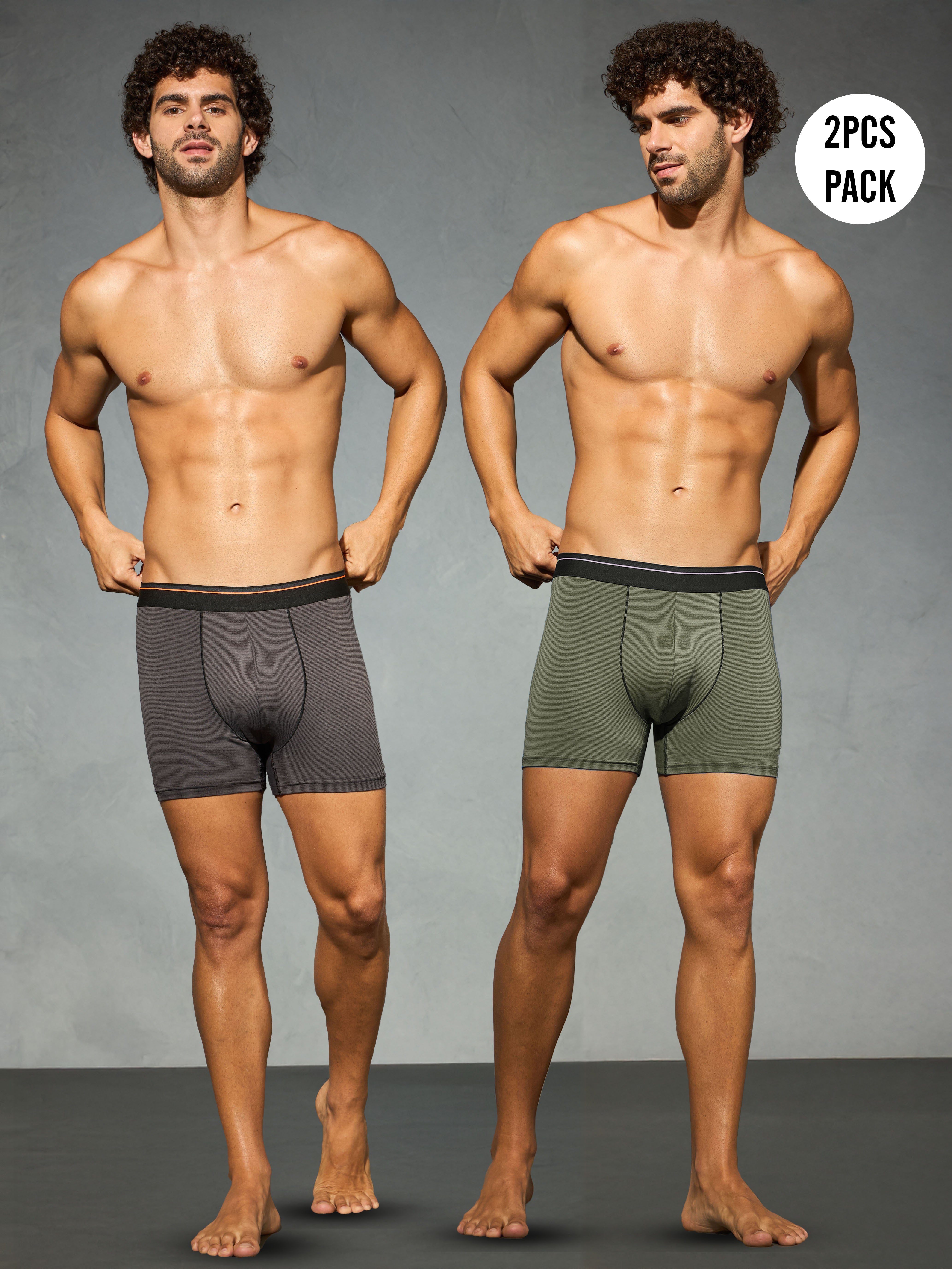 Men Solid Underwear with ELASTO LITE (Pack of 2)