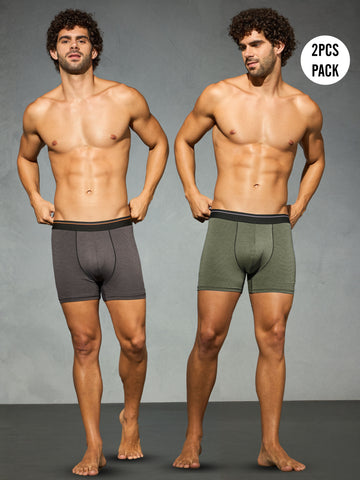 Men Solid Underwear with ELASTO LITE (Pack of 2)