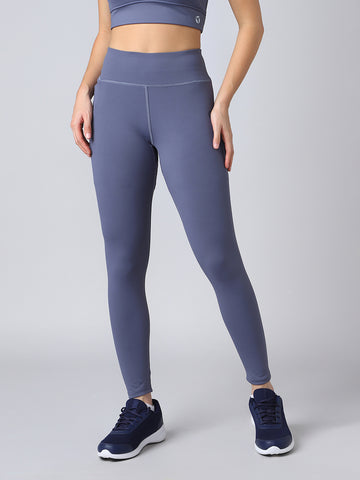 Women Solid Slim Fit Tights with ELASTO PLUS
