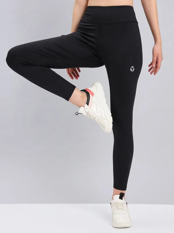 Women Solid Slim Fit Tights with ELASTO PLUS