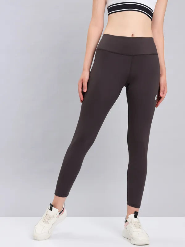 Women Solid Slim Fit Tights with ELASTO PLUS