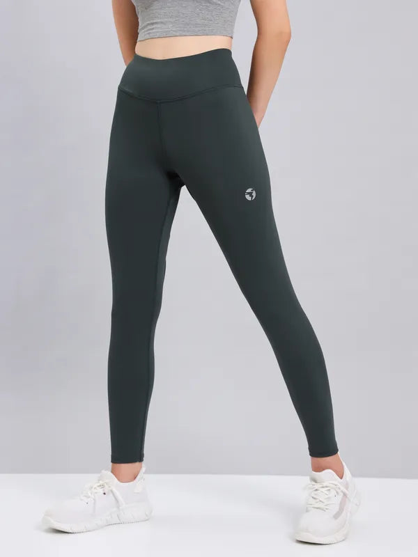 Women Solid Slim Fit Tights with ELASTO PLUS