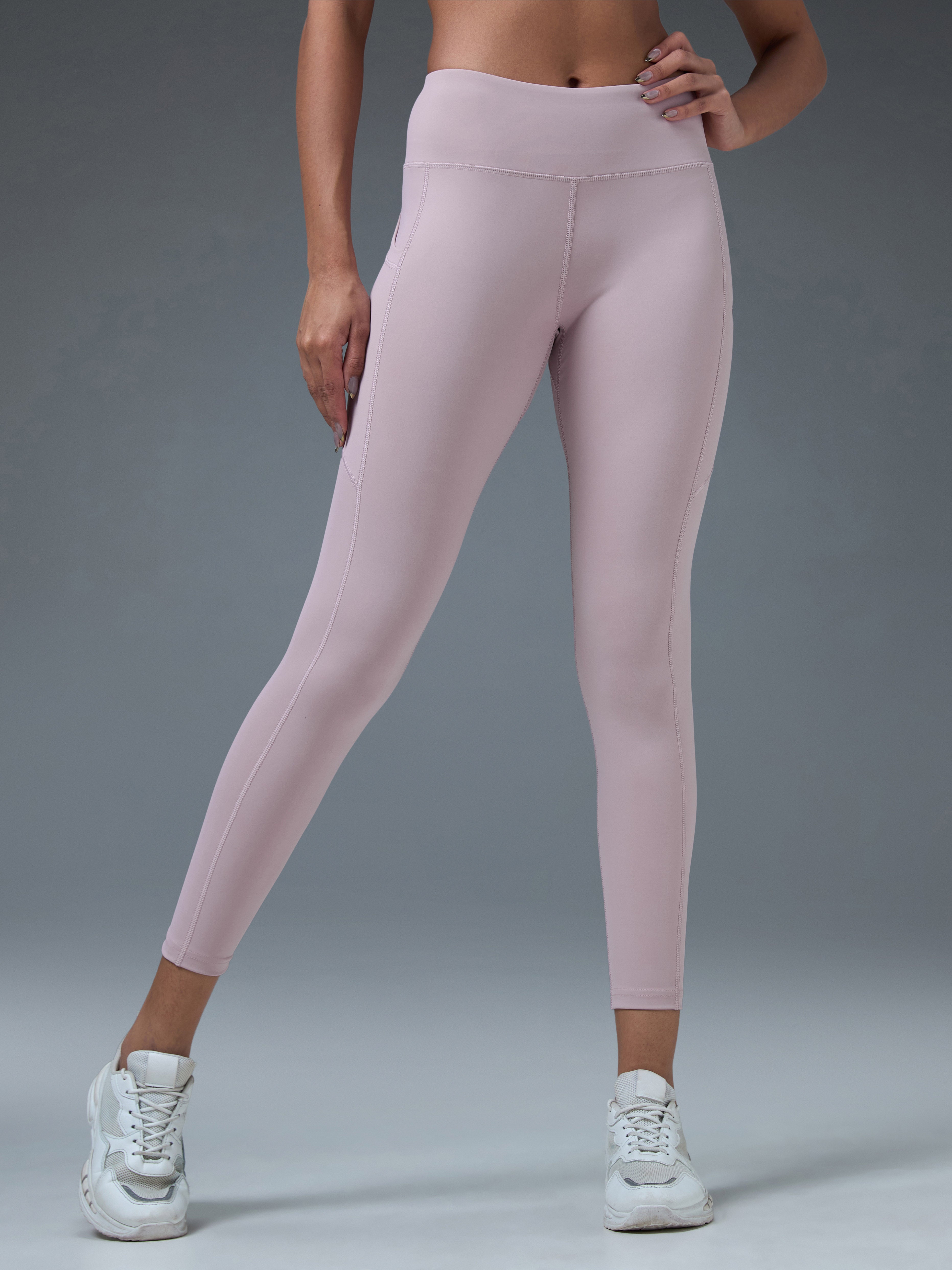 Women Solid Slim Fit Tights with ELASTO LITE