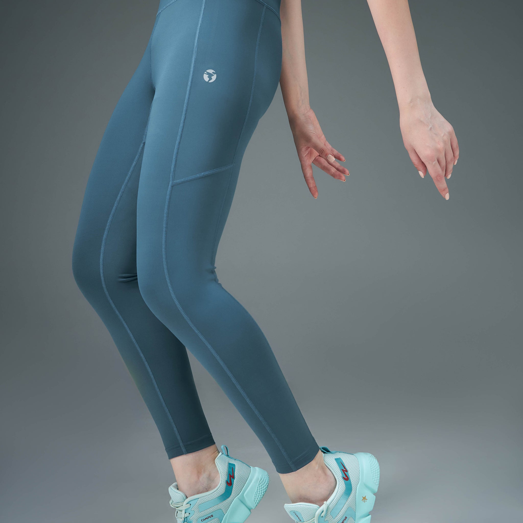 Women Solid Slim Fit Tights with ELASTO LITE