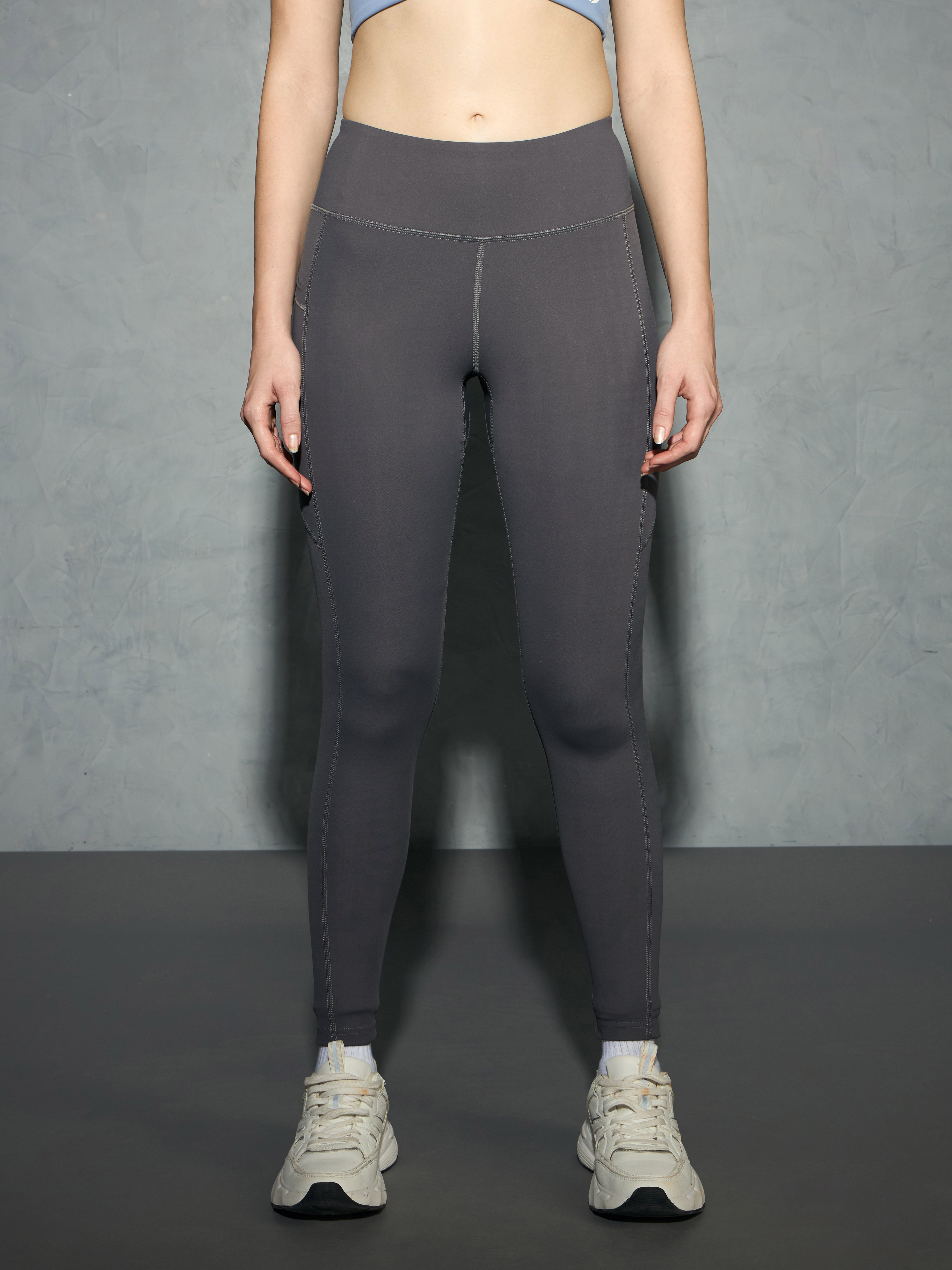 Women Solid Slim Fit Tights with ELASTO LITE