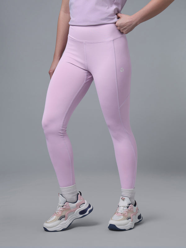 Women Solid Slim Fit Tights with ELASTO PLUS