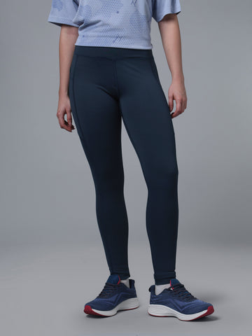 Women Solid Slim Fit Tights with ELASTO PLUS