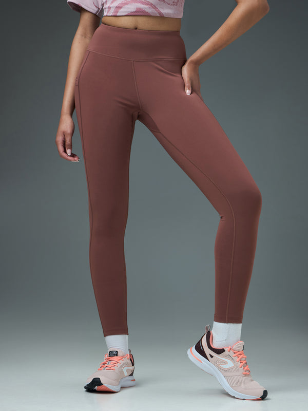 Women Solid Slim Fit Tights with ELASTO PLUS
