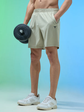 Men Solid Relax Fit Shorts with TECHNOLITE