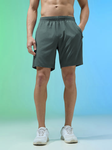 Men Solid Relax Fit Shorts with TECHNOLITE