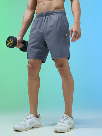 Men Solid Relax Fit Shorts with TECHNOLITE