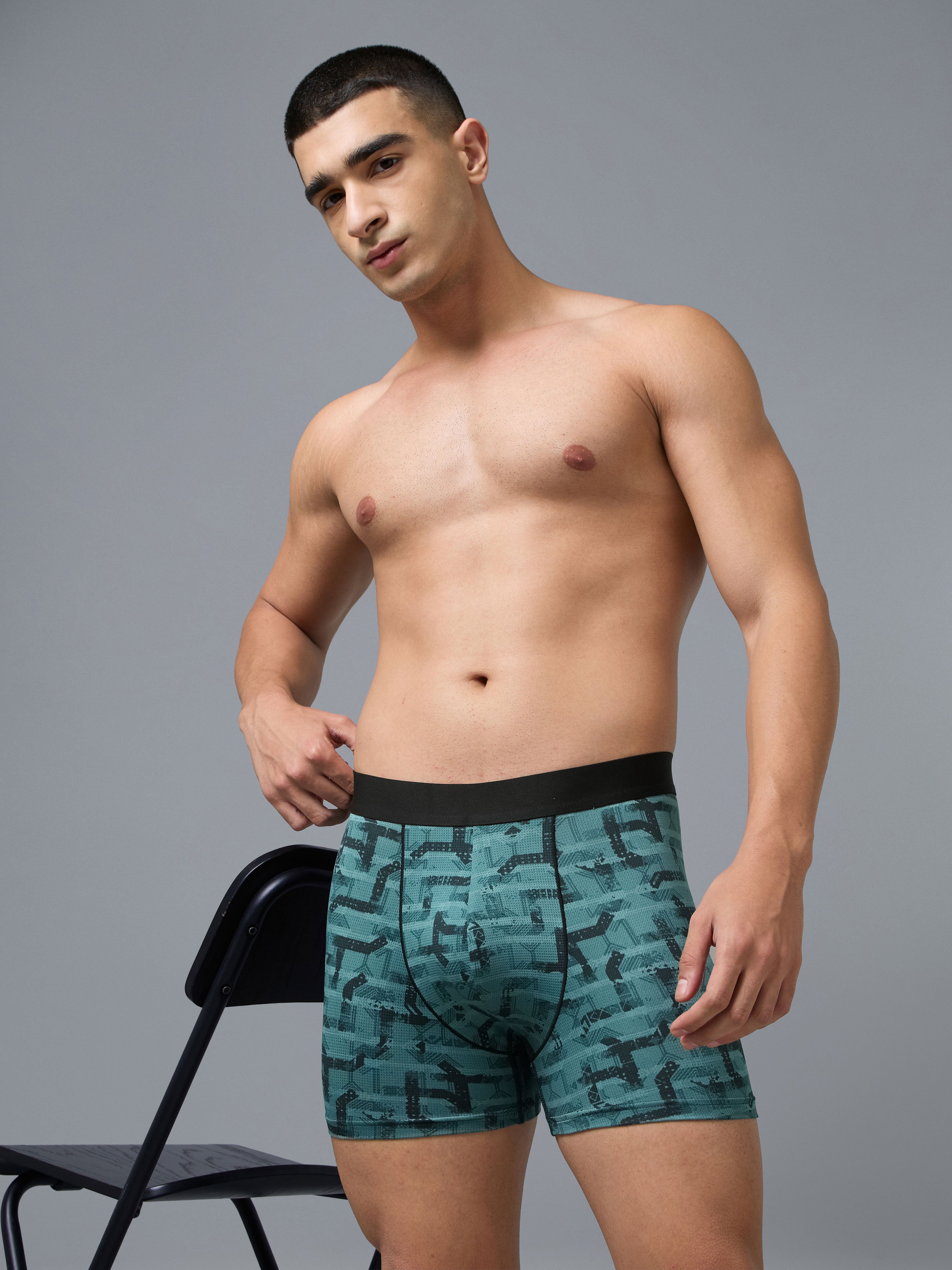 Men Printed Underwear with ELASTO LITE