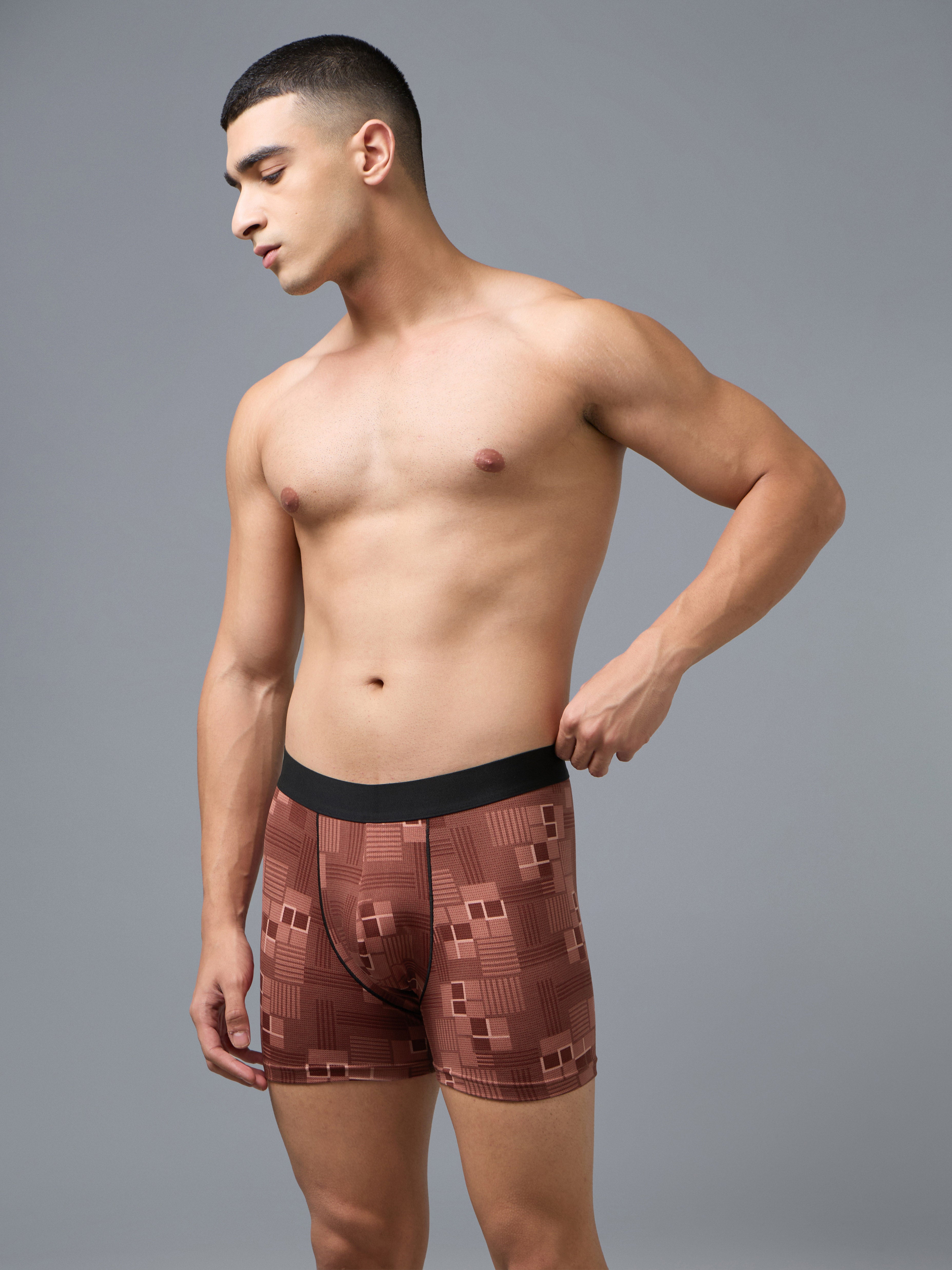 Men Printed Underwear with ELASTO LITE