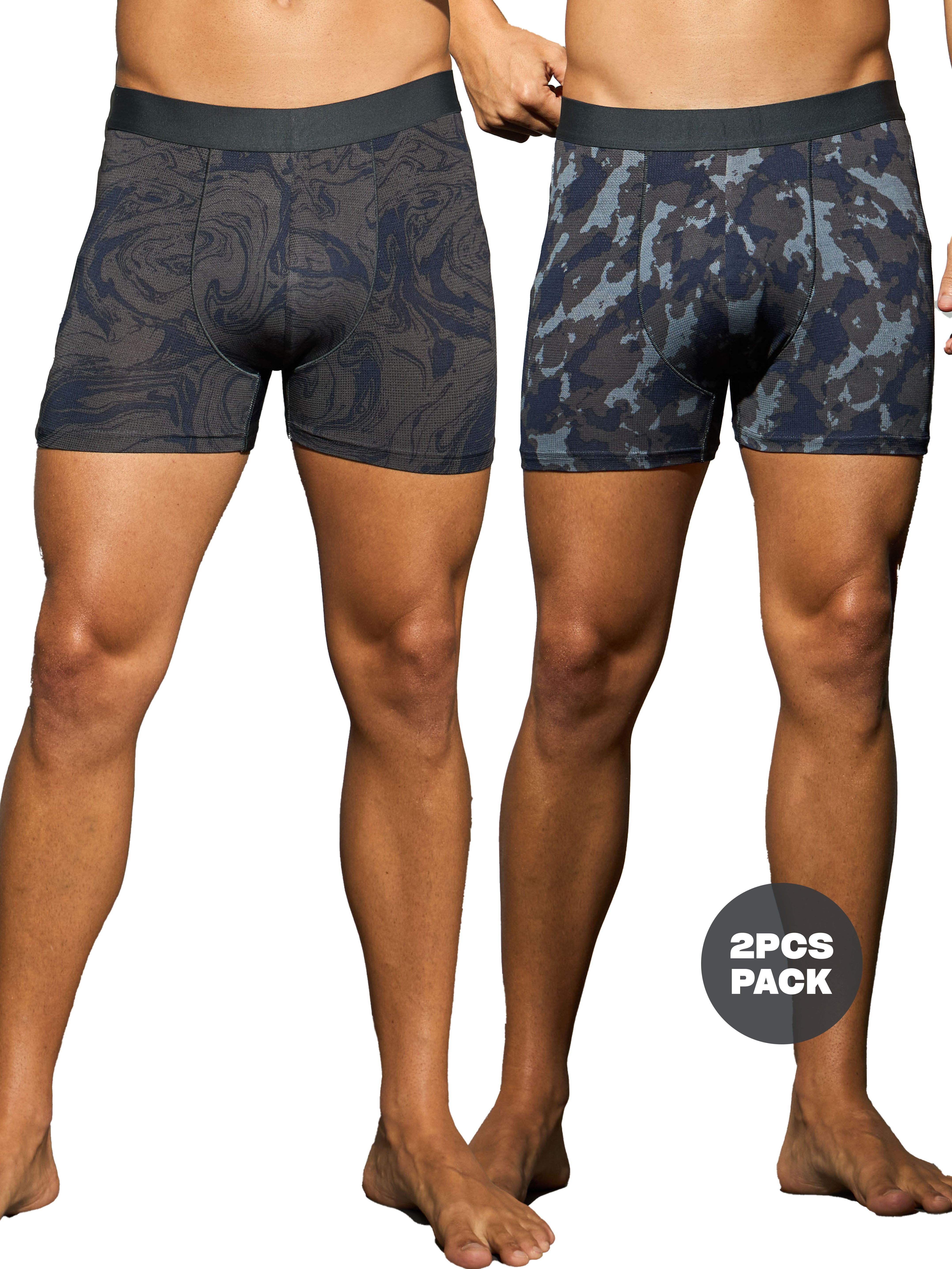 Men Colorblock Sports Underwear with ELASTO LITE (Pack of 2)