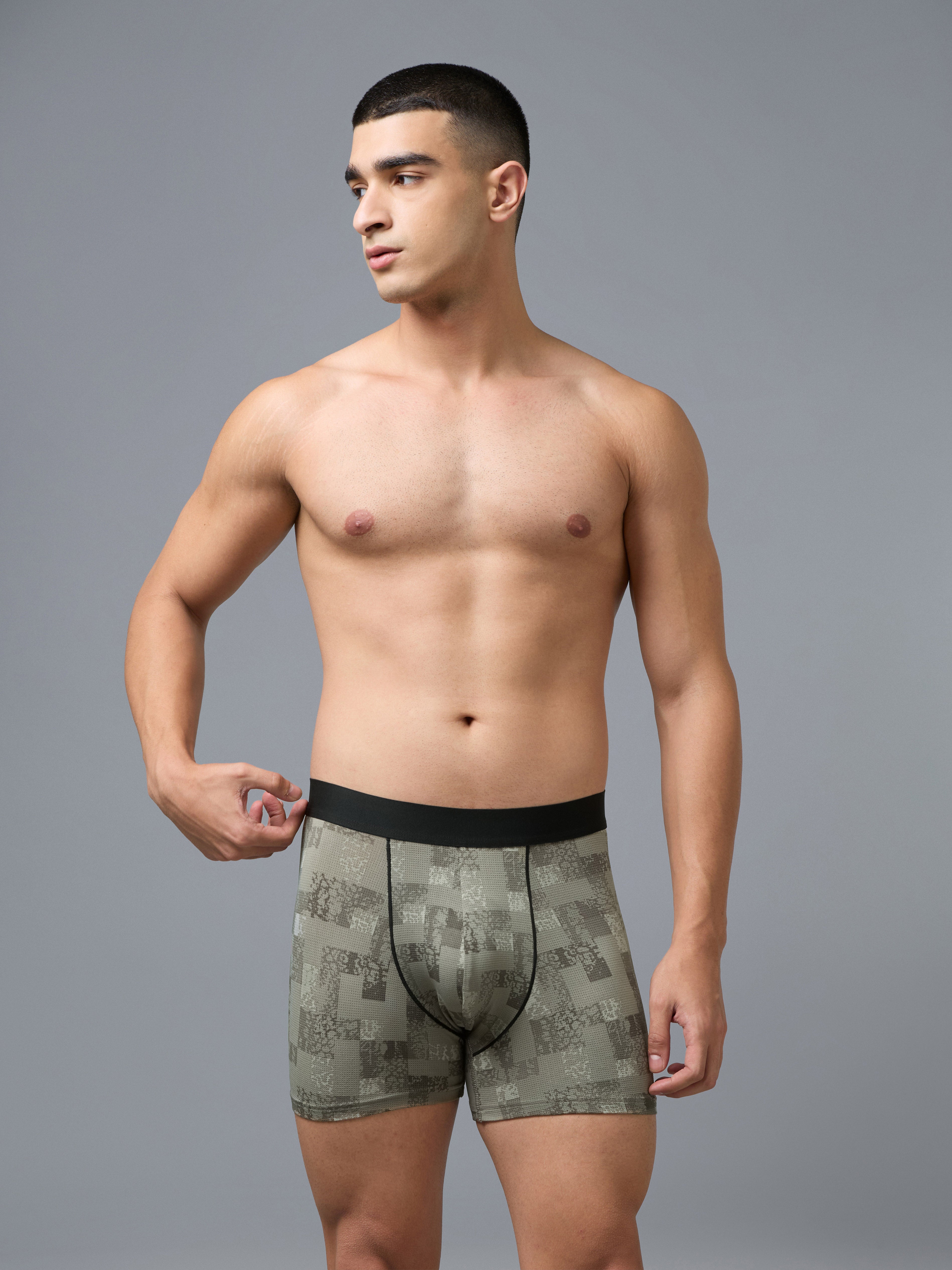 Men Printed Underwear with ELASTO LITE