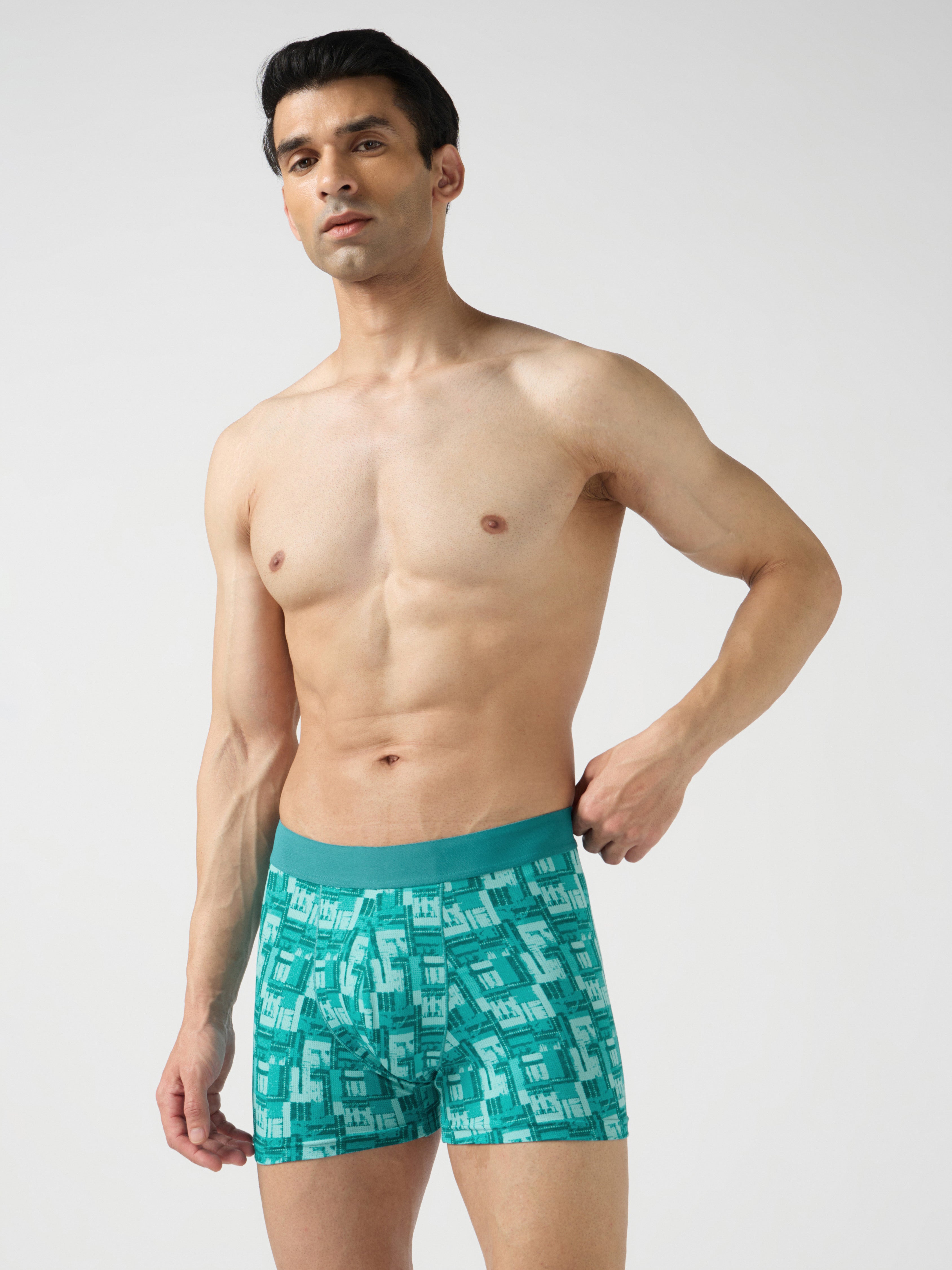 Men Solid Underwear with ELASTO LITE