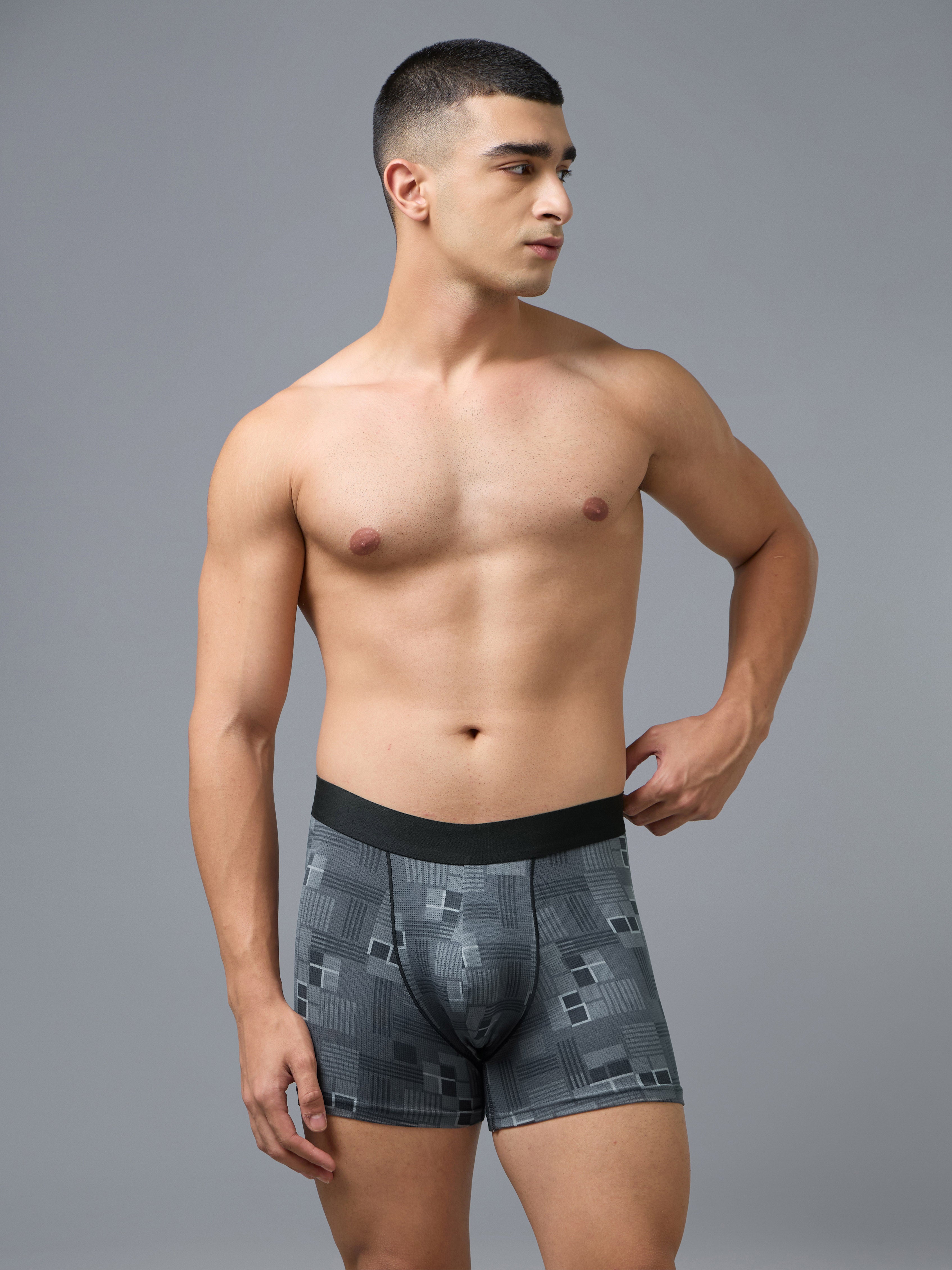 Men Printed Underwear with ELASTO LITE